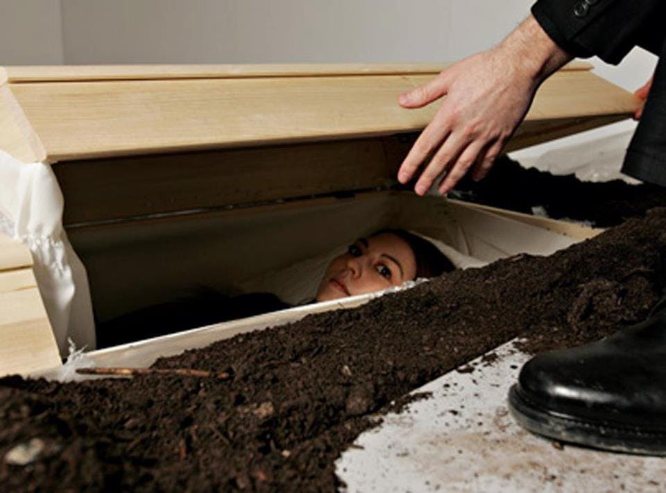 The Six Feet Under Club: an art project burying kinky couples alive