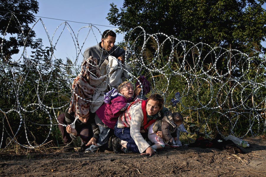 The photographer capturing five years of the refugee crisis