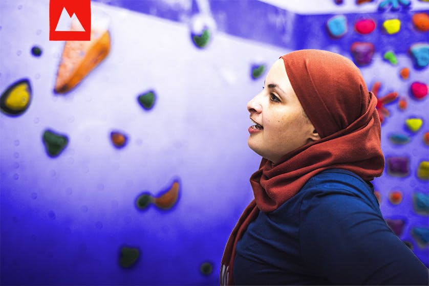 Muslim women are scaling more than just climbing walls