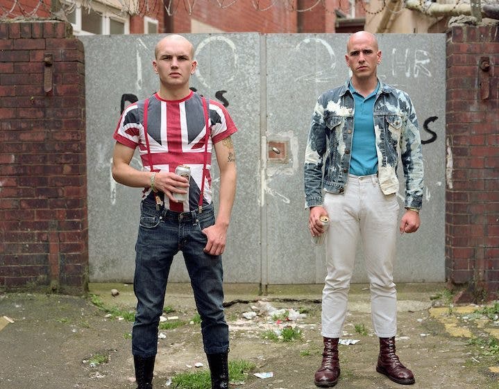 Photos showing a different side to skinhead culture today